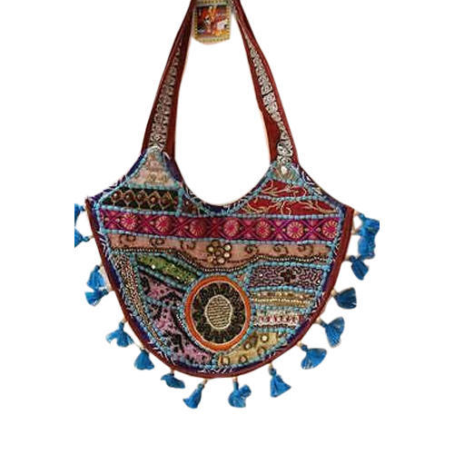 Multicolor Embroidered Handbag