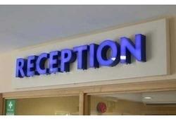 Customized Led Reception Sign Boards