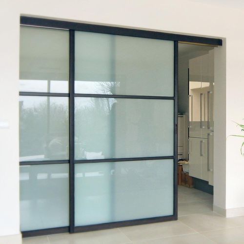 Designer glass door