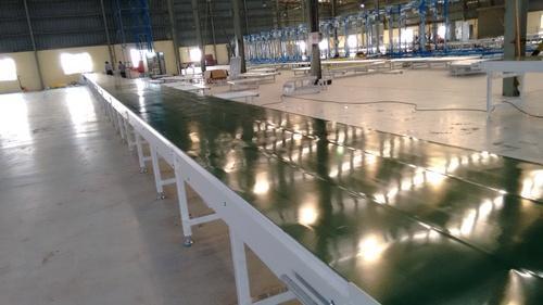 Aluminium Plastic PVC Belt Conveyor, Length : 1-10 feet, 10-20 feet, 20-40 feet, 40-60 feet, 60-100 feet