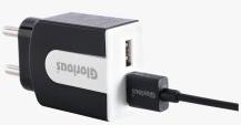 Black Electric Dual USB Charger