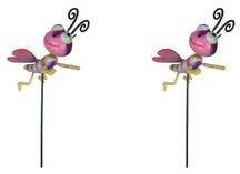 Wonderland Animated Dragonfly Stake, Color : Multi