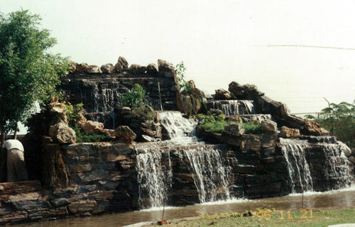 fountain waterfall