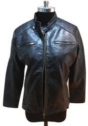 Won brand bikar Blended Leather Black jackets, Size : All Sizes