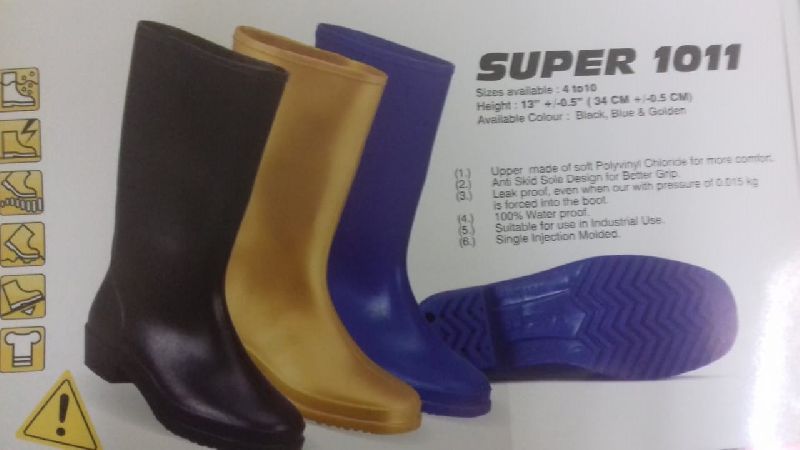 Mayur Rubber Super 1011 Gumboots, Feature : Comfortable, Complete Finishing, Durable