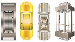Electric Stainless Steel Glass Passenger Elevators, for Elevation, Certification : CE Certified