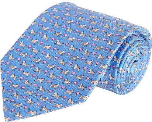 Pure Silk Printed Ties, Feature : Lightweight, Colorfast, Soft fabric