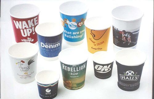 Disposable Printed Paper Glass, Size : 250 Ml