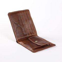 Brown Mens Leather wallet, Gender : Male