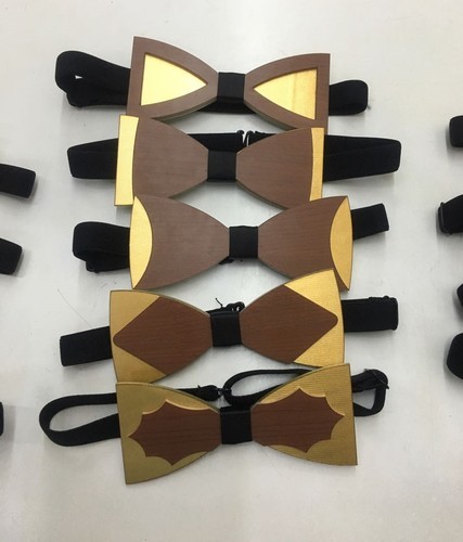 BRIGHT Wooden Bow Tie