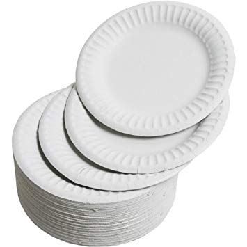 Circular Disposable Paper Plates, for Event, Party, Snacks, Utility Dishes, Size : Multisizes