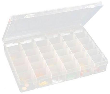 Plain Plastic Storage Box, Color : Transparent