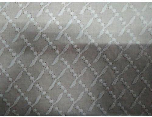 Cotton Chikan Embroidery Fabric, Width : 35-36