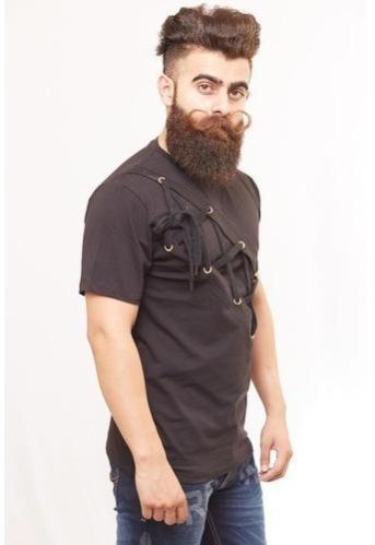 Round Cotton/Linen Men T Shirt, Occasion (Style Type) : Party Wear