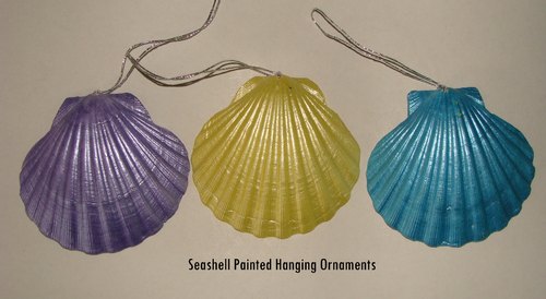 Seashell Painted Hanging Ornaments, Color : Multi-color