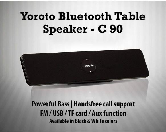 Black Bluetooth Speaker, for Gym, Home, Hotel, Restaurant, Feature : Durable, Good Sound Quality