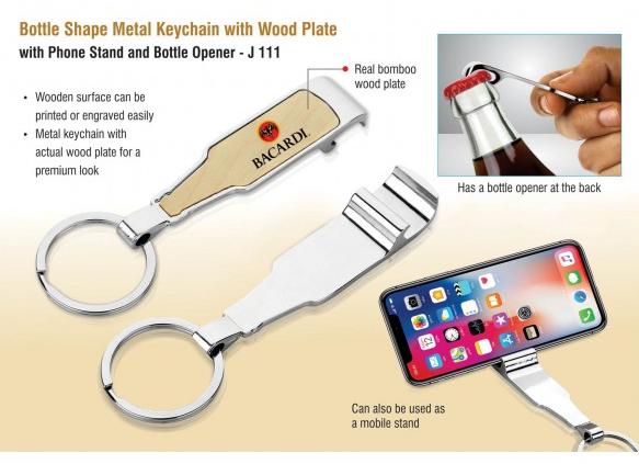 Polished Printed Metal Bottle Shape Keychain, Feature : Durable, Rust Proof, Shiny Look