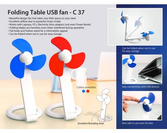Folding Table USB Fan