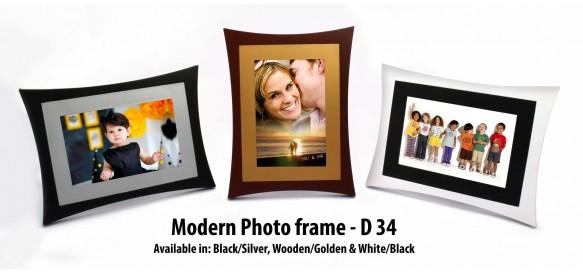 Polished Wood Modern Photo Frame, Pattern : Plain