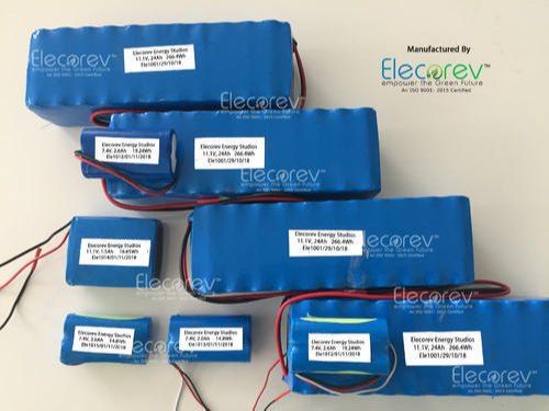 Solar Lithium Ion Battery Pack, For Industrial, Voltage : 11.1V