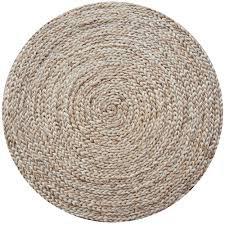 UO-0015P3 Round Jute Door Mat, Size : 15”