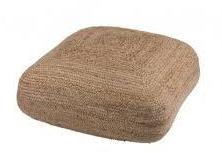 UO-00505015P3 Jute Pouf