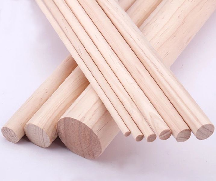 Round wood dowels, for Furniture Use, craft