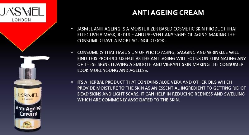 Anti Ageing Cream, for Face Glw, Face Whiteness, Certification : HACCP Certified