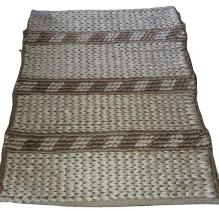 Rectangular Designer Jute Rugs, for Hotel, Office, Restaurant, Pattern : Plain