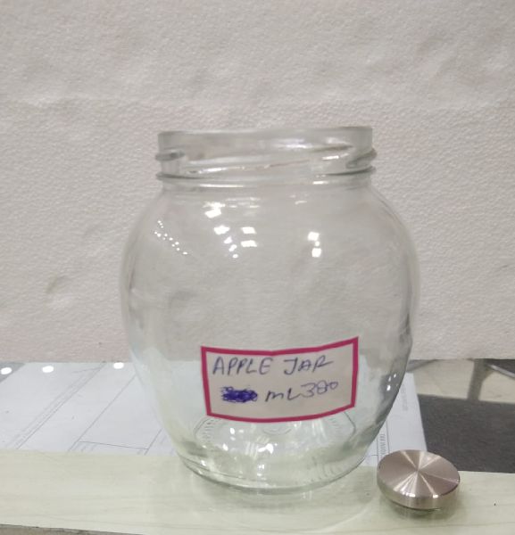 Apple Shaped Glass Jar, Capacity : 300 ml