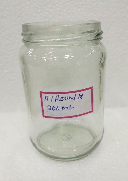 Round Glass Jar (300 ml), Feature : Fine Finishing, Shiny Look