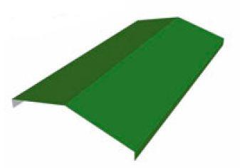 Color Coated Roofing Ridge Sheet, Size : Mutlisize