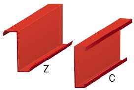 Color Coated Z & C Purlins, for Construction, Roofing, Feature : High Dimension