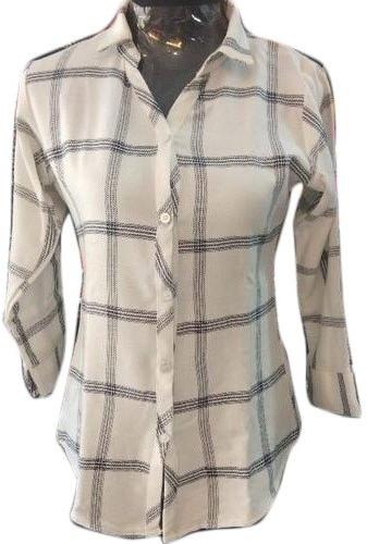 Ladies Checkered Shirt, Feature : Easily Washable