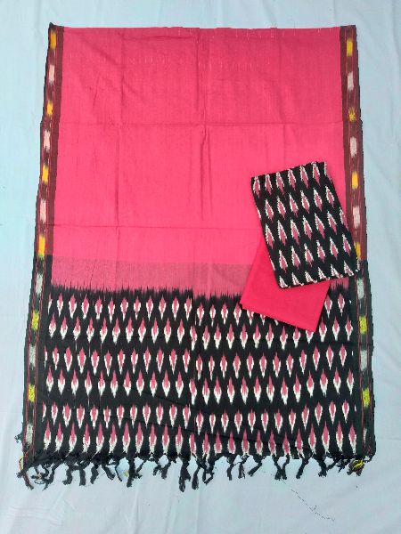 Ikat cotton dress materials, for Making Textile Garments, Technics : Handloom