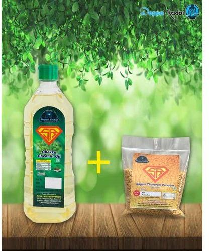 Refined Coconut Oil Combo Pack, for Cooking, Packaging Type : Plastic Bottle, Plastic Packets