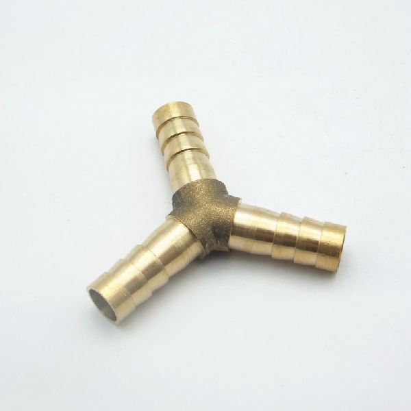 Female Brass Y Type Pipe Connector, for Automotive Industry, Fittings, Grade : Superior