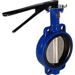 1000 Kpa Carbon Steeel Butterfly Valves, Color : Blue