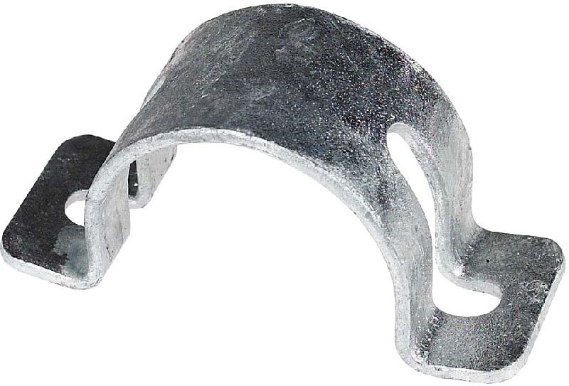 Polished Metal Pipe Brackets, Color : Silver