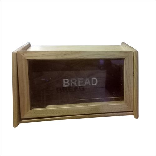 Rectangular Polished Wooden Bread Box, Color : Light Brown, Dark Brown