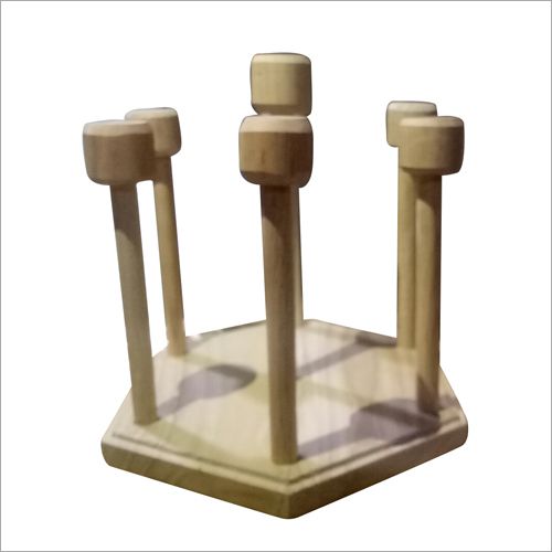 Polished Wooden Glass Stand, Packaging Type : Cartoon Box