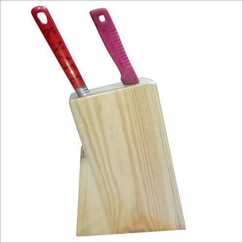 Polished Wooden Knife Stand, Feature : Attractive Design, Fine-finished