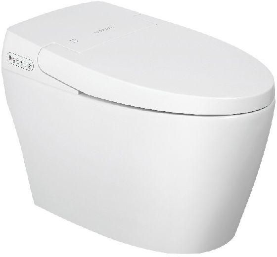 Ceramic Polished Plain Electric Bowl Intelligent Toilet