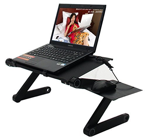 Metal Black Folding Laptop Table