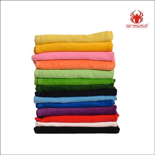 Sirasala Plain Cotton bath towel, Size : All