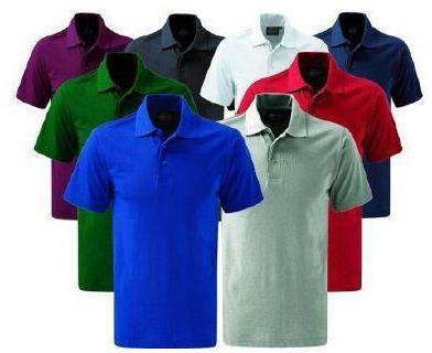 Plain Collar T Shirt, Size : Small, Medium, Large, XL