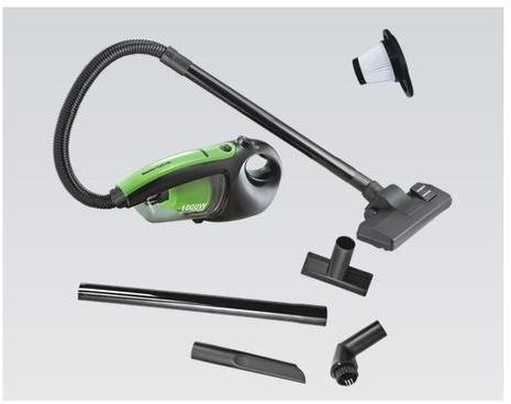 Inalsa Maestro Cyclonic Vacuum Cleaner, Color : Black / Green