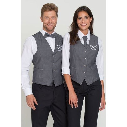 Vest Grey Hotel Uniform