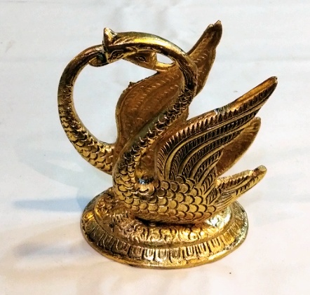 Brass Swan Statue