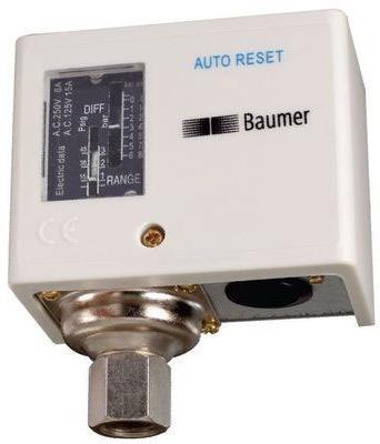 Baumer Liquid Pressure Switch, Media Type : Gas